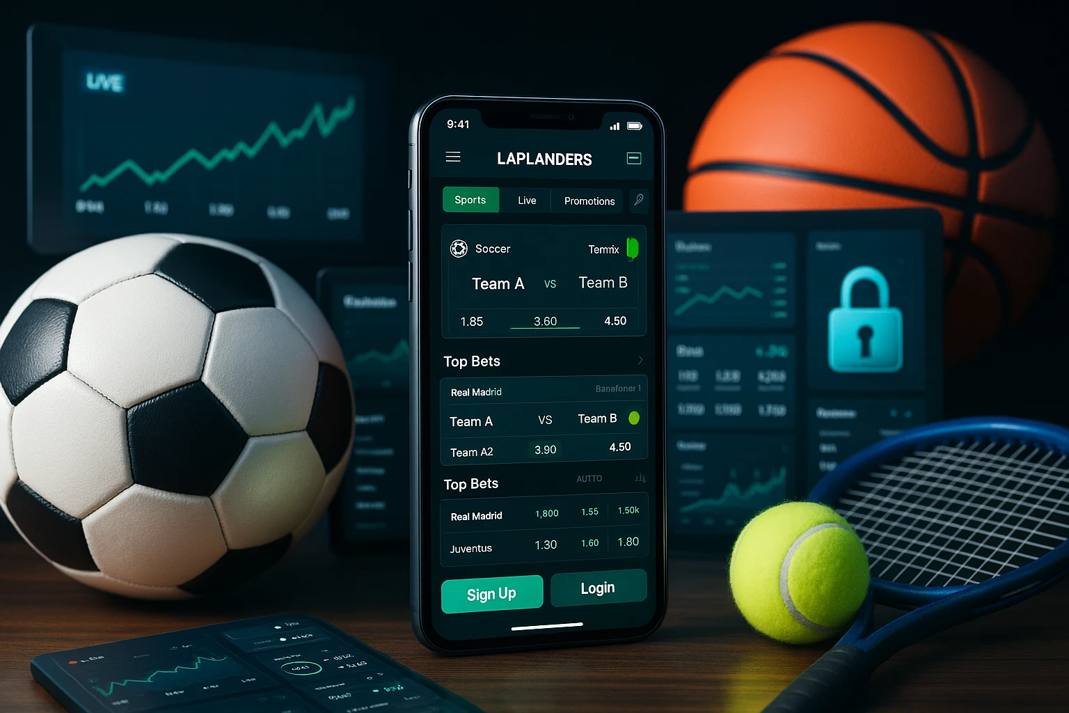 Aposte em apostas esportivas no cassino online LAPILANDERS