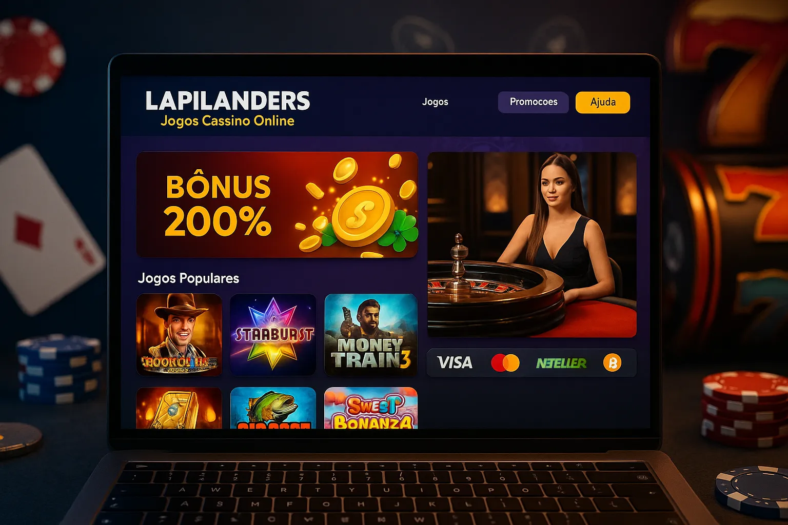 Jogos de cassino online inovadores e emocionantes na LAPILANDERS