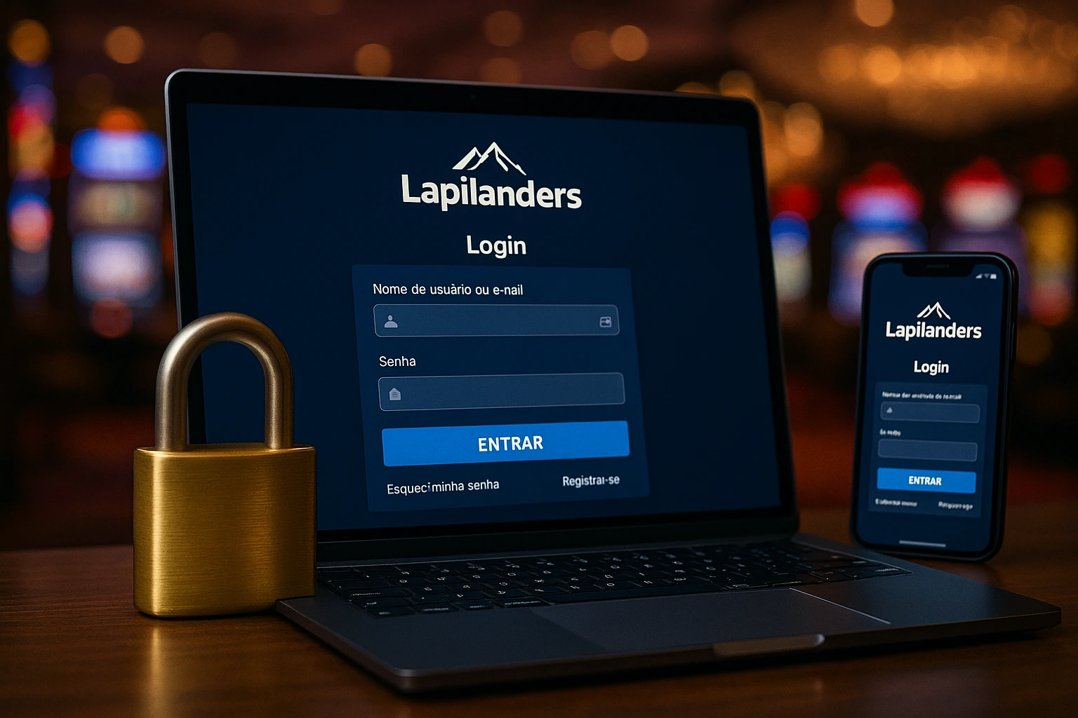 Não Perca tempo, o rRgistro na site LAPILANDERS